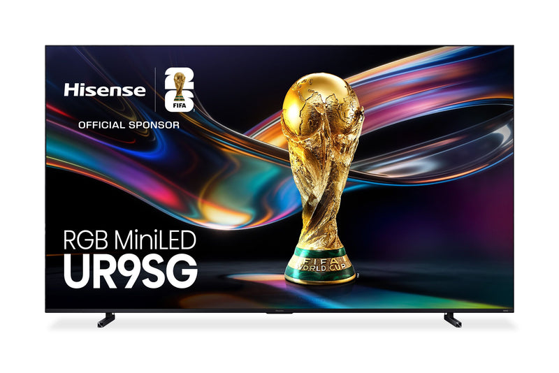 Téléviseur QLED Hisense de 100 po avec technologie RGB Mini DEL (100UR9SG) - modèle 2026 