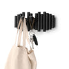 Crochets muraux Picket Rail de Umbra - noirs