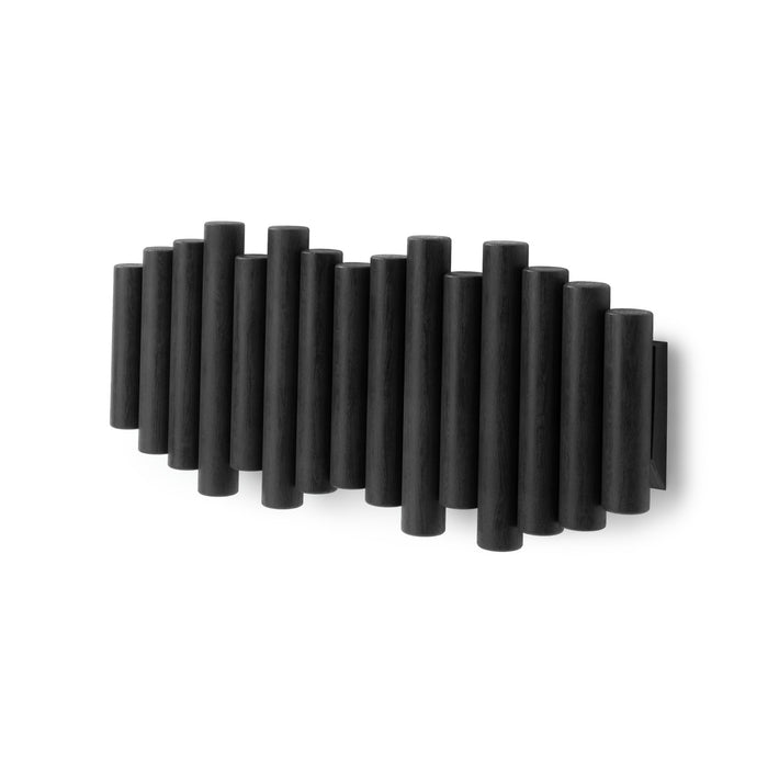 Crochets muraux Picket Rail de Umbra - noirs