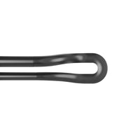 Tringle à rideaux coupe-lumière extensible double Midnight de Umbra noir mat de 3/4 po - 42 po à 120 po