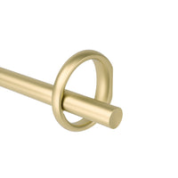  Tringle à rideaux extensible Ringlet de Umbra dorée de 1 po - 42 po à 120 po