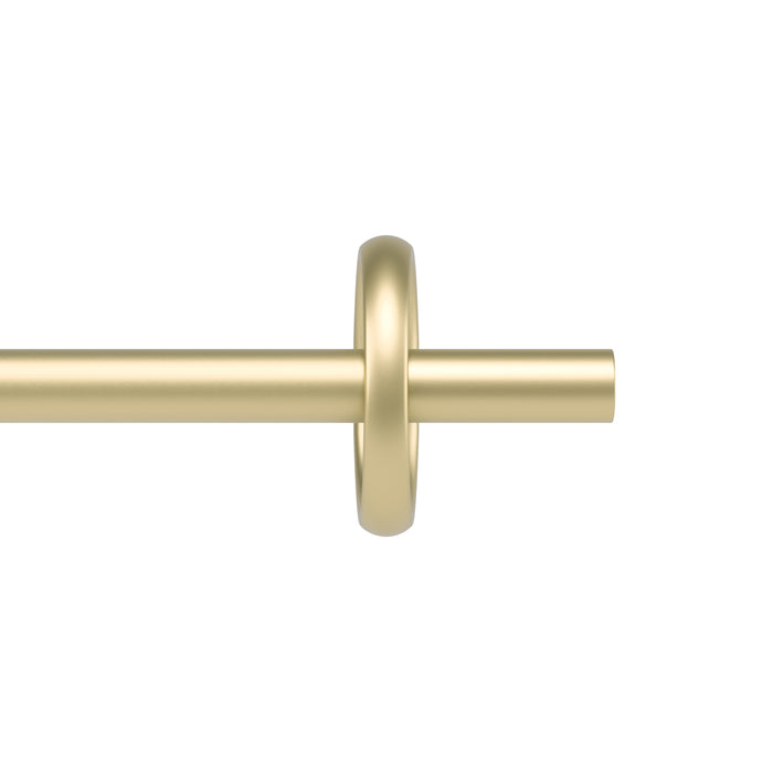  Tringle à rideaux extensible Ringlet de Umbra dorée de 1 po - 42 po à 120 po