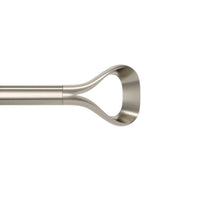 Tringle à rideaux extensible Loop de Umbra nickel de 1 po - 42 po à 120 po
