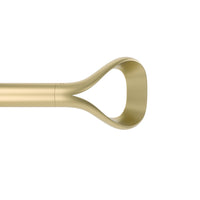  Tringle à rideaux extensible Loop de Umbra dorée de 1 po - 42 po à 120 po