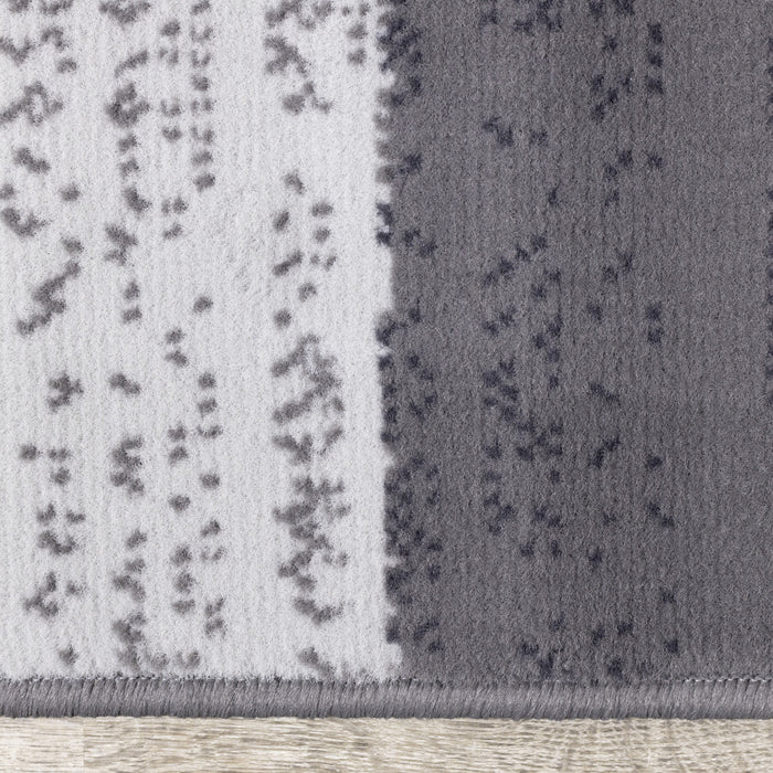 Carpette Florence à motif blocs vieillis pour l'intérieur - 4 pi 7 po x 6 pi 7 po