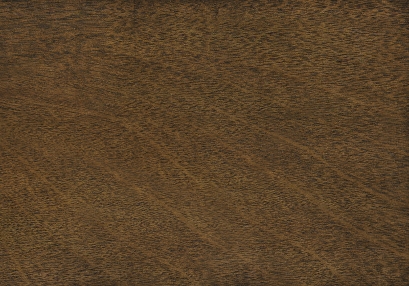 Table de bout, d’appoint et de nuit étroite de style transitionnel avec tiroir de rangement et placages bruns pour la chambre à coucher