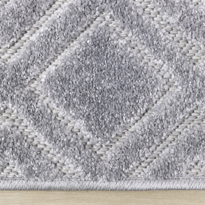 Carpette Oslo texturée moderne - 6 pi 7 po x 9 pi 6 po
