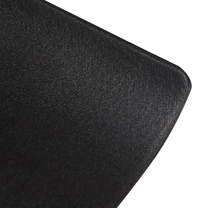 Costway Tapis De Yoga Tapis De Sol Tapis De Gym Pour Velo D’exercice Physique Protecteur De Plancher Anti-derapant Pour Le Yoga Noir