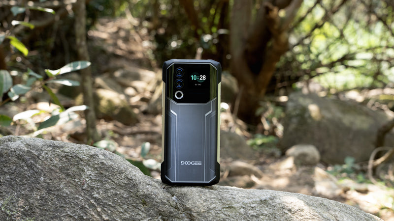 Doogee Blade20 Ultra 5g Telephone Robuste Avec Camera 50mp - Batterie De 10 300 Mah, 512 Go, Ecran Arriere Ips De 1,54” En Argent