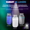 BrightDIAMOND 3/4HP Quietest Waste Disposer, LED Cabinet Light, Corded & Air Switch, Amethyst - WDD075TA1AM Food Disposer | BrightDIAMOND 3/4 HP Broyeur ultra-silencieux, DEL sous armoire, cordon/interrupteur, Amethyste-WDD075TA1AM