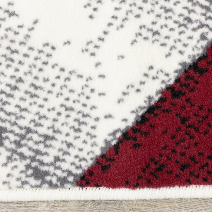 Carpette Florence à motifs de rectangles - 4 pi 7 po x 6 pi 7 po