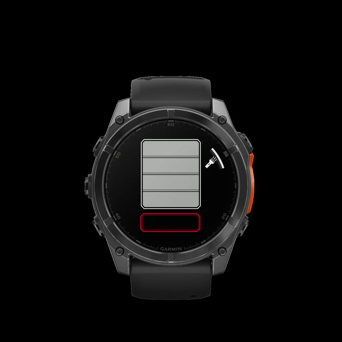  Slate Gray With Black Silicone Band