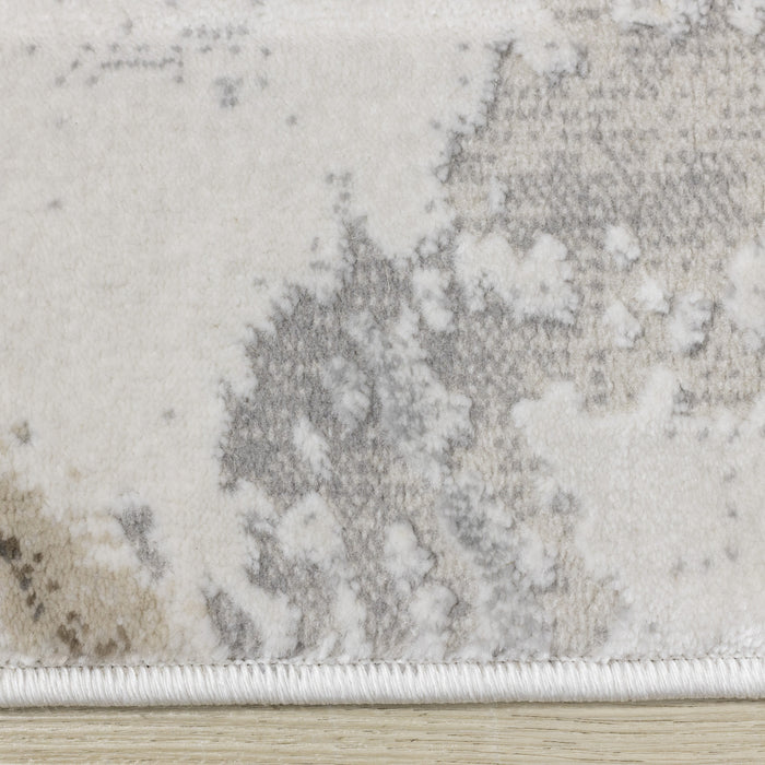 Carpette London à motif marbré pour l’intérieur - 5 pi 3 po x 7 pi 7 po