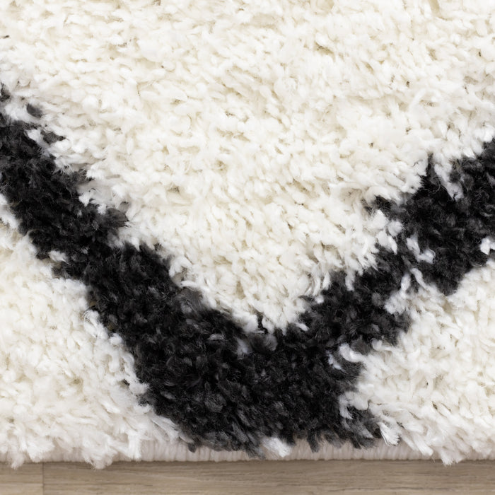 Carpette Taylor à motif de treillis pour l'intérieur - 5 pi 3 po x 7 pi 7 po