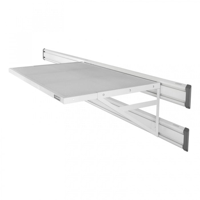 Tablette de rangement suspendue GearLoftMC Max de Gladiator - blanc martelé