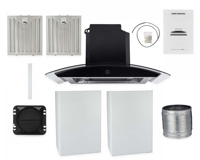  Chef 36-in Convertible Stainless Steel Wall-Mounted Range Hood