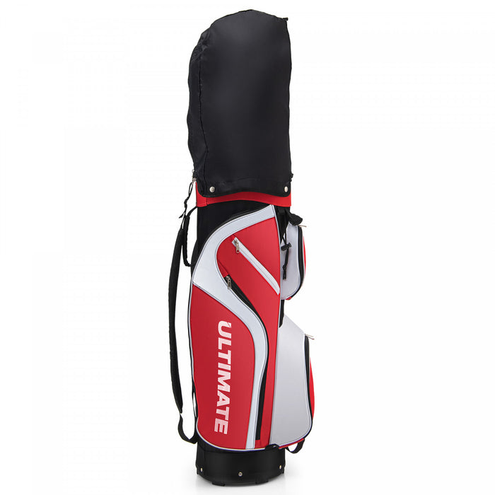 Femmes Completes Clubs De Golf Ensemble 10 Pieces Comprend Alliage Chauffeur Rouge