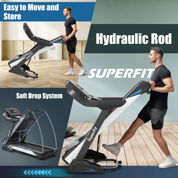 Nom Du Produit ：\nMarque Costway 2,98 Kw, Tapis De Course Pliant Machine D'exercice Avec Ecran Led A Inclinaison Automatique Noir