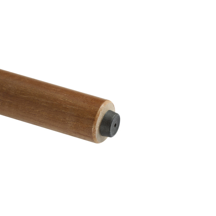 Calvin – Lot de 4 tabourets de bar de hauteur comptoir pivotants pour interieur avec dossier ergonomique, finition noyer