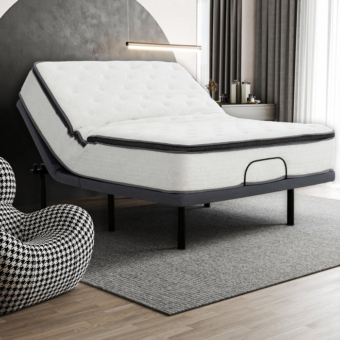 Base de lit ajustable Holloway avec ports USB et telecommande sans fil - Tres grand