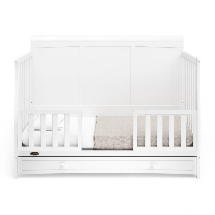 Graco Asheville Lit de bebe convertible 4-en-1 avec tiroir - Blanc