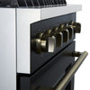 Forno Marco 30-inch Gas Range Black ,4.32 cu.ft - FFSGS6277-30BLK | Cuisiniere a gaz Marco 30 pouces noire, 4,32 pi³ – FFSGS6277-30BLK