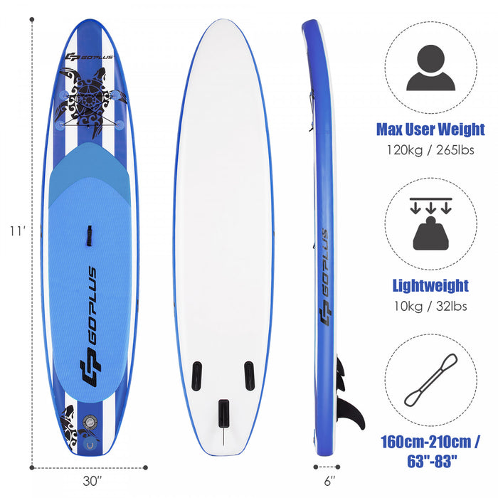 Marque Go Plus Stand Up Paddle 3.35 M Gonflable Stand Up Paddle Avec Sac De Transport Pagaie Aluminium