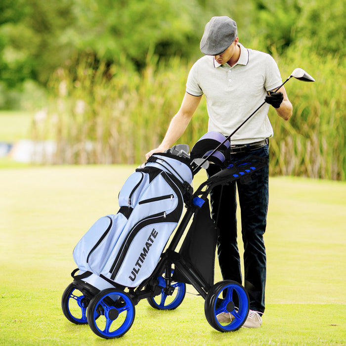 Chariot De Golf 4 Roues Goplus