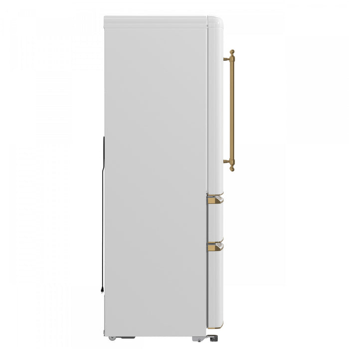 Refrigerateur Luigi de 33 po a portes francaises, blanc, 18 pi³ - FFFFD1791-33WHT