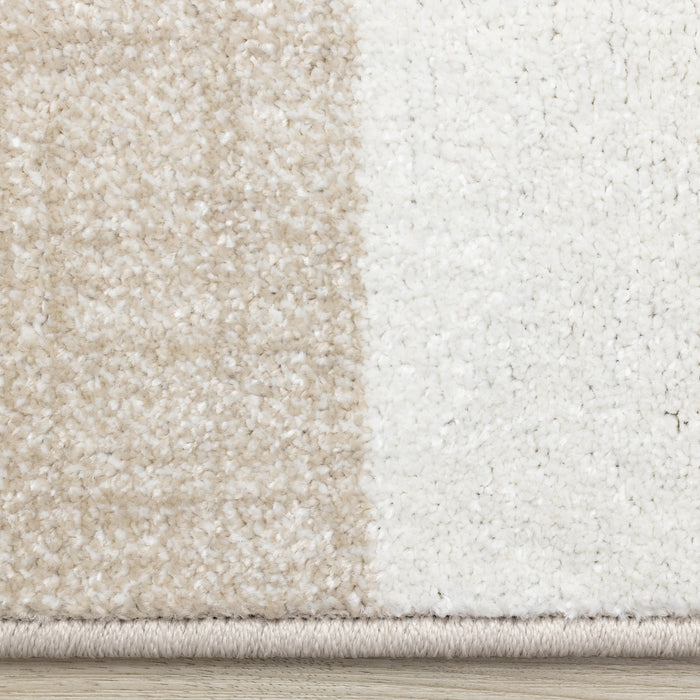 Carpette Covington à motif de damier moderne pour l’intérieur - 2 pi 8 po x 4 pi 11 po