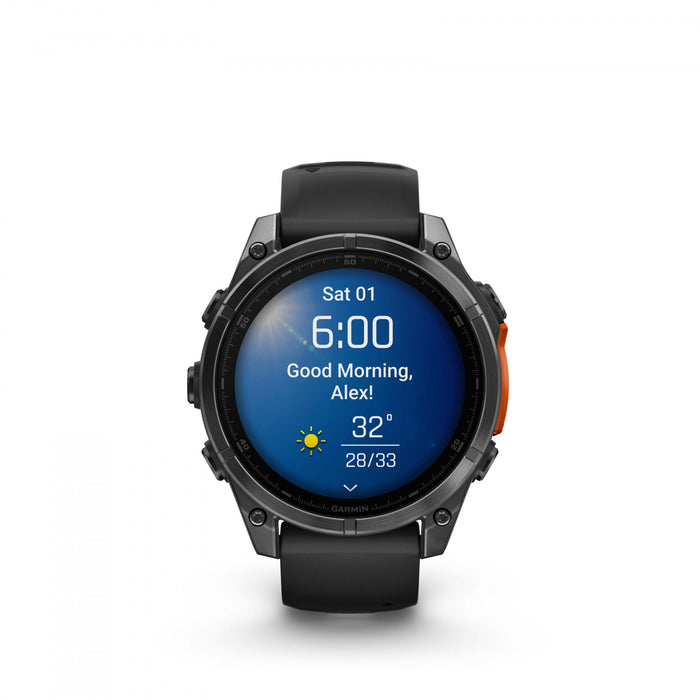  Slate Gray With Black Silicone Band