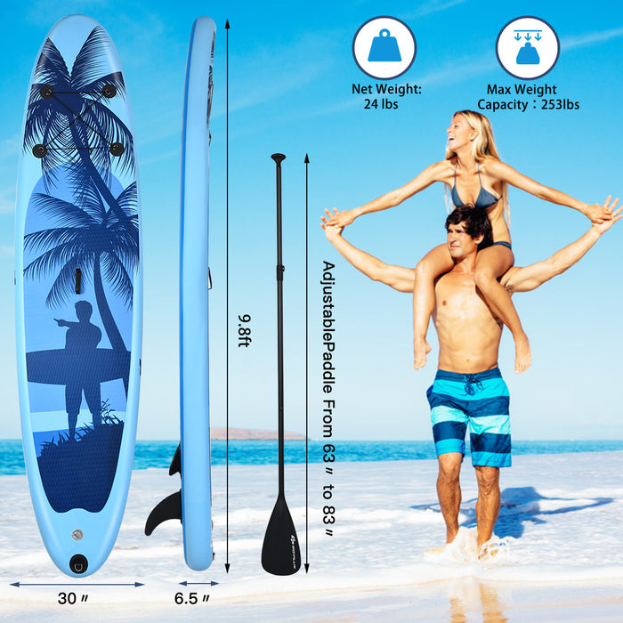 Planche A Pagaie Gonflable 335cm Costway