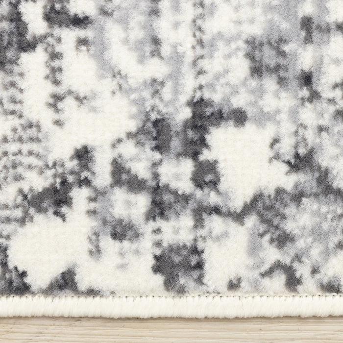 Carpette Florence à motif damassé élégant pour l'intérieur - 4 pi 7 po x 6 pi 7 po