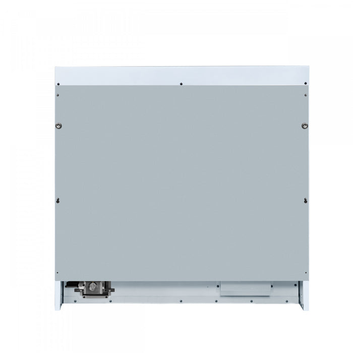 Cuisiniere double combustible Ambassador de 36 po, blanche, 6 bruleurs scelles, 5,2 pi³ – FFSGS6199-36CPWHT