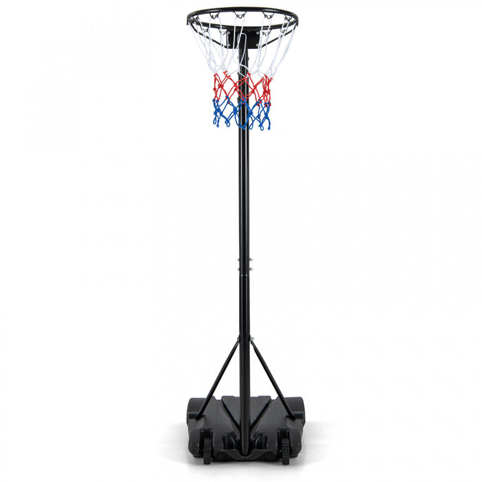 Objectif De Cerceau De Basket-ball Reglable De 8,5 A 10 Pieds Avec Pratique De Tir De Roue De Base A Remplissage