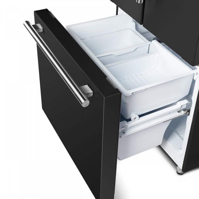Refrigerateur Espresso Gallipoli de 30 po a portes francaises, noir, 17,5 pi³ – FFFFD1974-31BLK