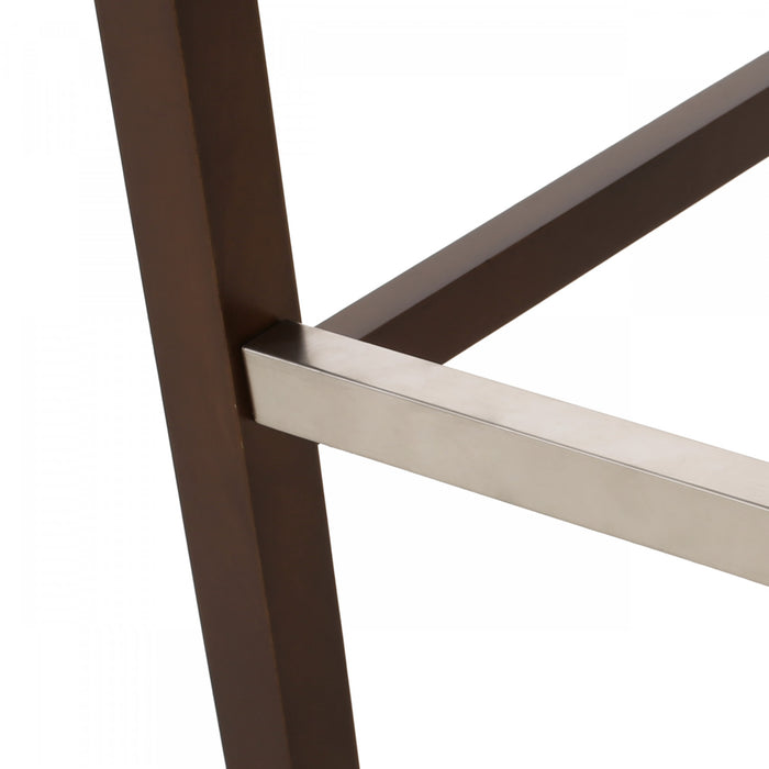 Ensemble De 2 Tabourets De Bar Bruce De 30,5 Po – Hauteur Comptoir – Pattes En Metal Et Tissu Rembourre, Gris Charbon