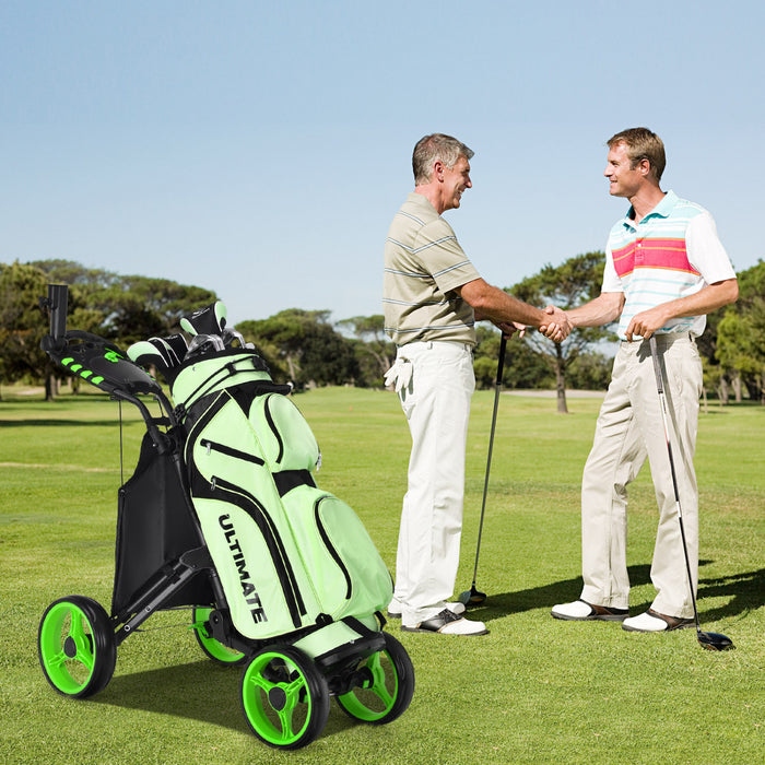 Chariot De Golf 4 Roues Goplus