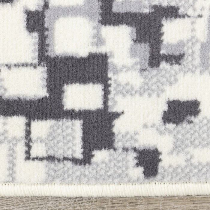 Carpette pixelisée Florence pour l’intérieur - 4 pi 7 po x 6 pi 7 po