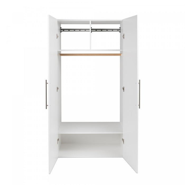 Hangups Armoire-penderie De Rangement A 2 Tablettes – Blanc