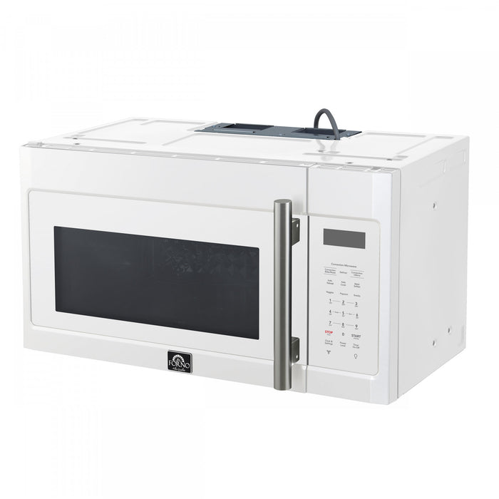 Four a micro-ondes a convection Fornace 30 pouces, au-dessus de la cuisiniere, blanc, 1,5 pi³ - FOTR3038-30WHT