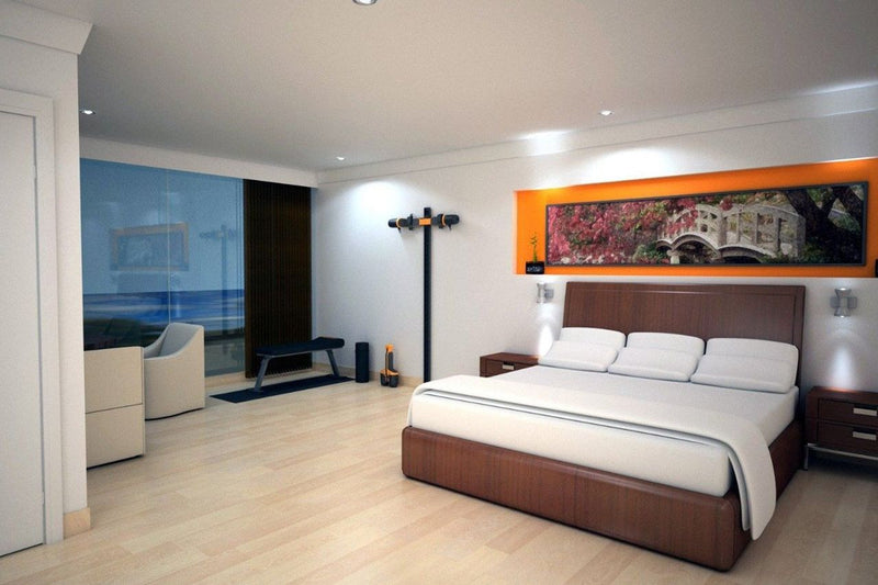 Maxpro Fitness Cable Intelligent Portable Home Gym - Machine D'exercice Tout-en-un Avec Bluetooth - Construire, Bruler Et Tonifier. Force, Hiit, Plyo - Orange