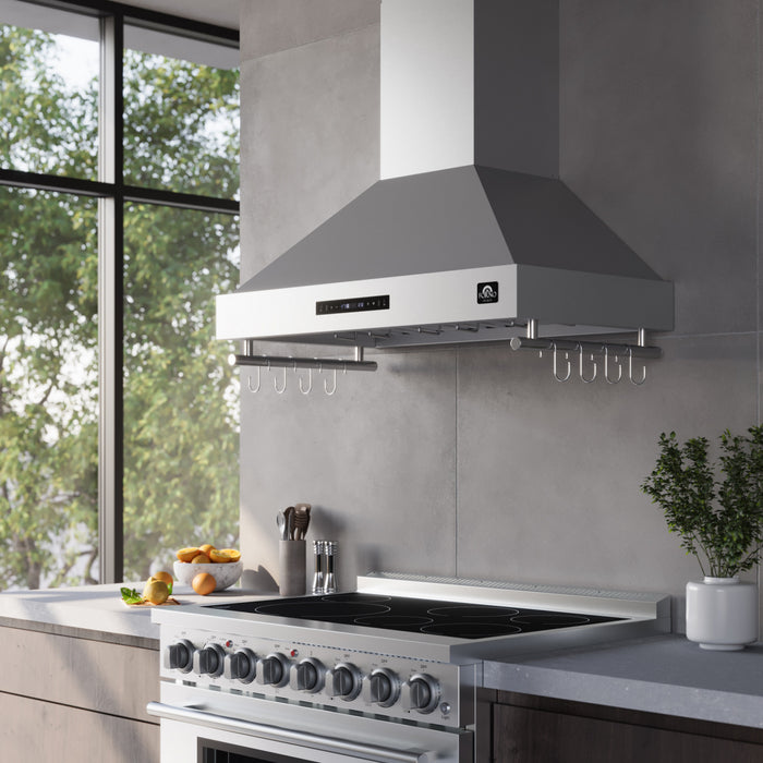 Hotte de cuisiniere murale Venezia de 36 po en acier inoxydabl- FRHWM5503-36