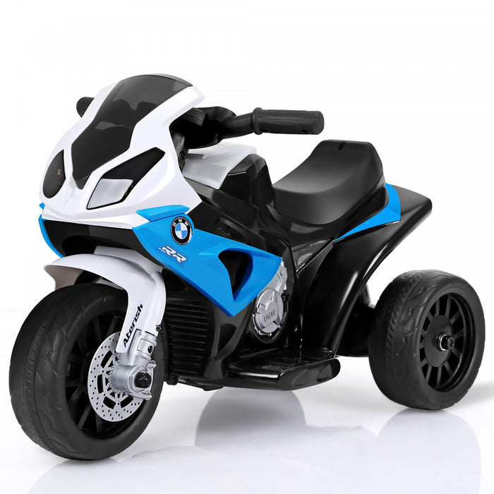 Costway Kids Ride On Motorcycle Bmw Autorise 6v Electrique 3 Roues Velo W / Musique Et Lumiere
