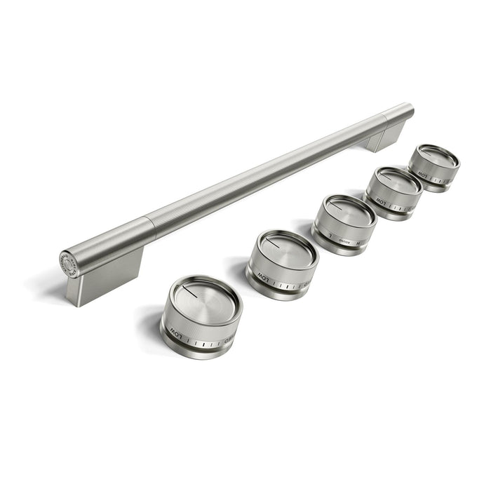 Trousse de poignées KitchenAid pour cuisinière à gaz encastrable intelligente – acier inoxydable – W11773966