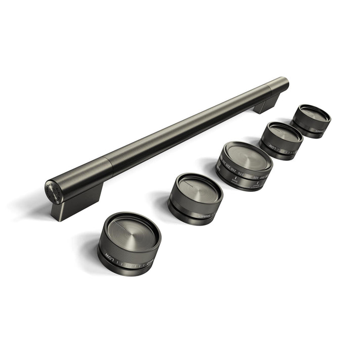 Trousse de poignées KitchenAid pour cuisinière à double énergie de style commercial 30 po – minerai noir – W11774723