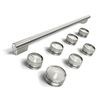  Trousse de poignées KitchenAid pour cuisinière à induction de style commercial de 48 po – acier inoxydable – W11774740