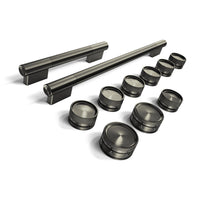  Trousse de poignées KitchenAid pour cuisinière à induction de style commercial de 48 po – minerai noir – W11774743