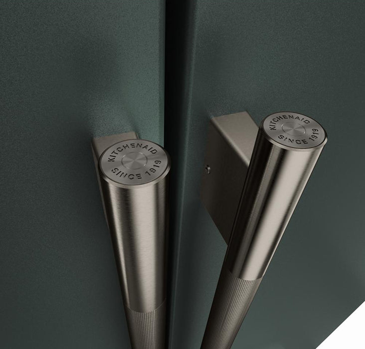 Trousse de poignées KitchenAid pour réfrigérateur à portes françaises - noir minerai - W11777156