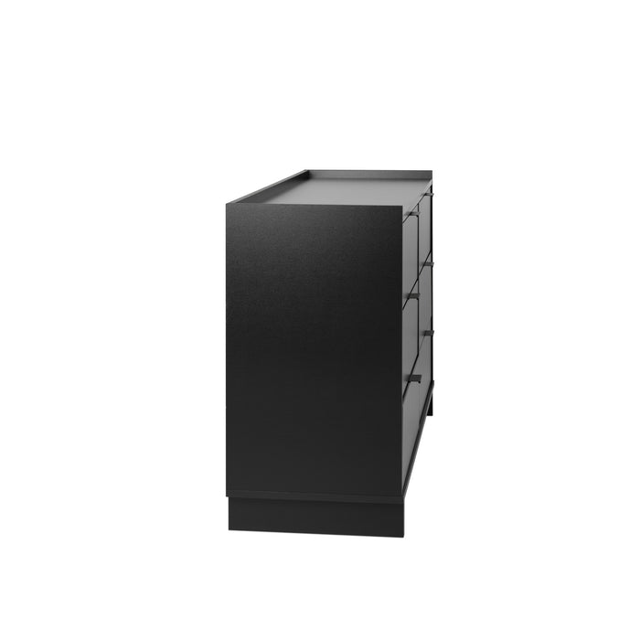 Commode Simply Modern de Prepac de 52,5 po à 6 tiroirs - noire